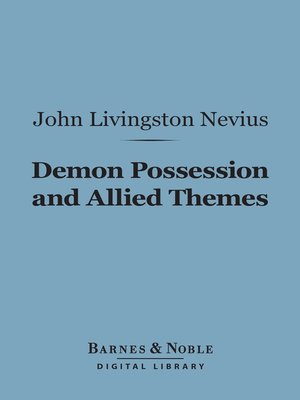 cover image of Demon Possession and Allied Themes